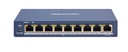 Switch POE inteligente Fast Ethernet 8 puertos Hikvision