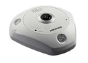 [DS-2CD63C5G0-IS(1.29mm)(B)] Cámara Fisheye 360° Panorámica 1.29mm IP 12MP IR15 MIC Altavoz E/S Audio Alarma DeepinView Immervision Hikvision
