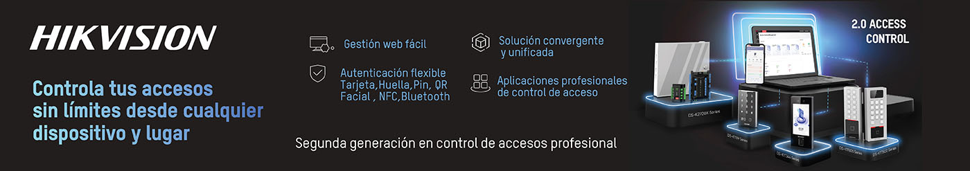 Control Accesos Profesional Hikvision | Nueva Generación 2.0