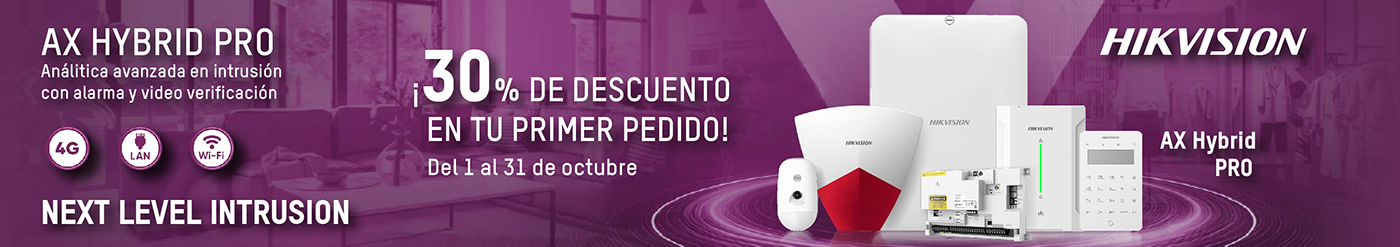 Promo 30% Lanzamiento AX Hybrid PRO Hikvision