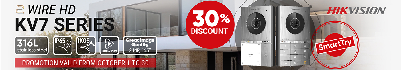 Promo 30% 2 hilos HD KV7 Series Hikvision