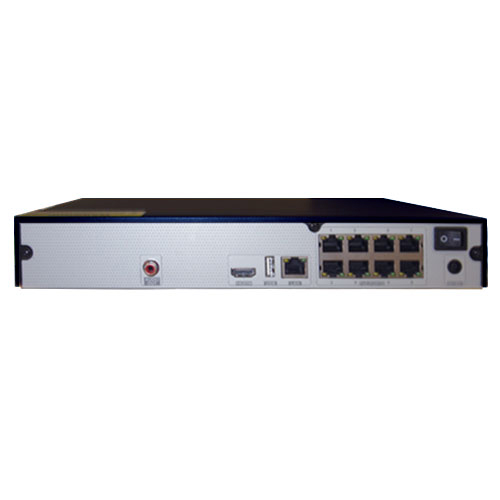 Videograbador NVR TVT H265 para 8 cámaras IP TVT / ONVIF. 8 puertos POE