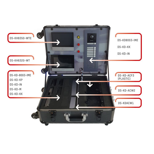Maletín Demo Videoporteros Hikvision de 2ª Generación