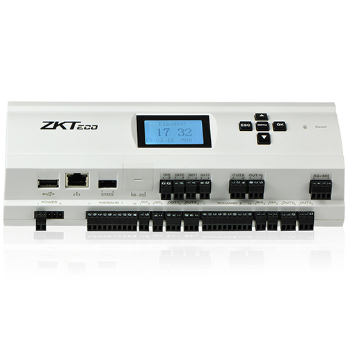  Controlador de ascensores IP control acceso 10 pisos ZKTeco EC10