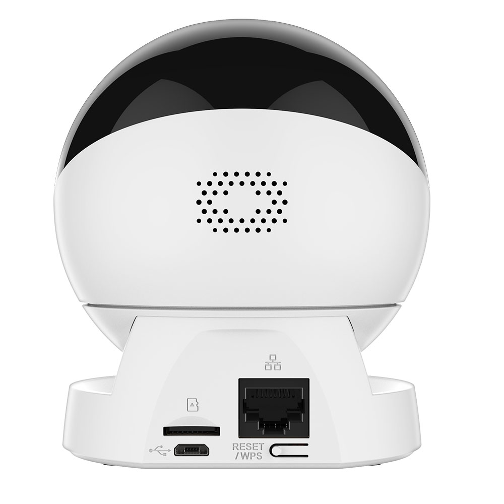 Cámara PT de interior, 2MP, IR LED 10m, 3.6 mm, 89°, WiFi, Micrófono y altavoz, ranura Micro SD (hasta 128Gb)- tarjeta no incluida