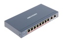 Switch POE Fast Ethernet de 8 puertos Hikvision