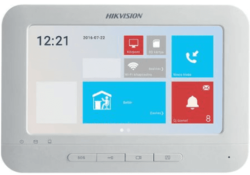 Monitor interior 7" WIFI para videoporteros IP Hikvision