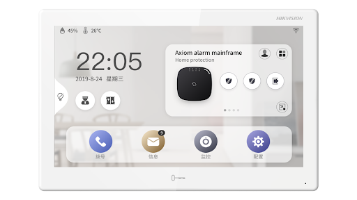 Pantalla táctil LCD videoportero de 10 pulgadas con conexión Android con todos los dispositivos Hik-Connect