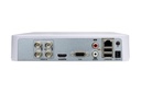 Videograbador DVR 4 canales 1080p Hikvision 5 en 1 (AHD, HD-TVI, HD-CVI, Analógico CVBS e IP), 1HDD, E/S Audio