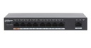 Switch Hi-PoE 8 puertos 10/100 + 1 Uplink 10/100 96W 802.3at Layer 2