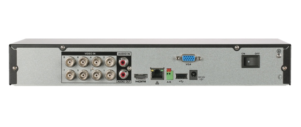 Videograbador DVR 5EN1 H265 8ch 5M-N@8ips +4IP 6MP 1HDMI 1HDD E/S Audio AI