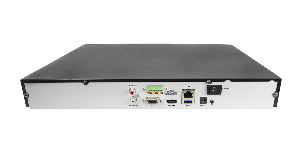 Grabador NVR Hikvision 8 Canales 8MP 4K ANR Dual-OS 2HDD E/S Audio Alarma 