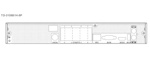 Videograbador NVR TVT 8CH IP 8MP 4K 8xPoE H.265 E/S Audio  