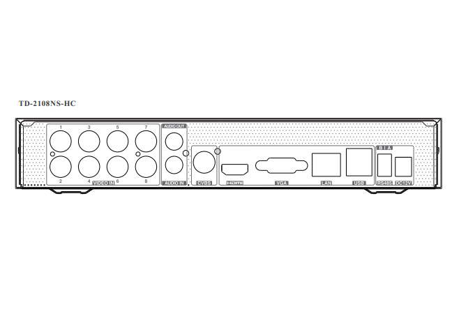 DVR TVT 5en1 híbrido 8 canales 5MP + 4IP H265