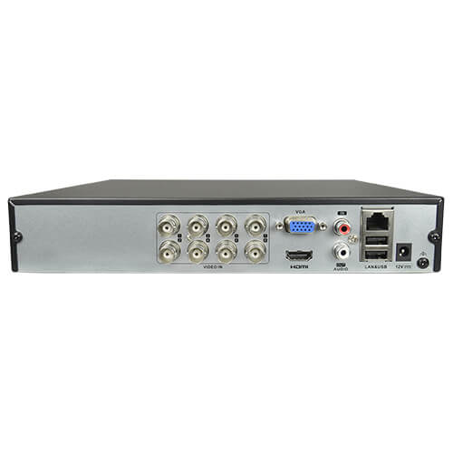 Grabador 5en1 Hikvision HiWatch 8ch 8MP 32fps 8ch IP 8MP 1ch Audio H265+ HDMI SATAx1