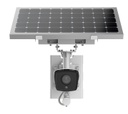 Cámara bullet IP 2MP Wireless 4G 2.8mm Panel fotovoltaico 40 W, batería litio recargable 20Ah IP67 IR30 WDR120 Hikvision