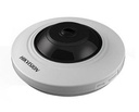 Cámara IP 5MP Fisheye 180° E/S Audio Alarma 1.05mm IR8m PoE WDR120 SD Hikvision