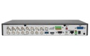 Grabador DVR 5en1 16CH 4MP +2IP 6MP AcuSense 1U H.265 hasta 24 cámaras IP Reconocimiento Facial Protección perimetral Alarma Audio 2HDD Hikvision