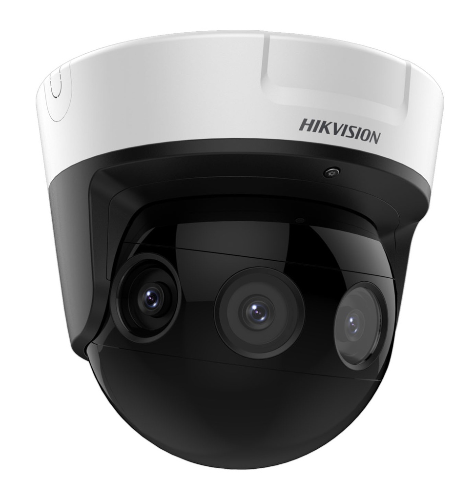 Cámara IP 8MP 6mm PanoVu 180° IR20 IP67 IK10 E/S Audio y Alarma Hikvision