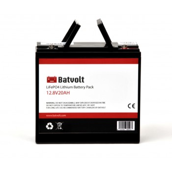 Batería monoblock de litio 12v 20Ah BATVOLT para instalaciones fotovoltaicas