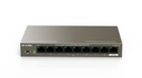 Switch 9 puertos Gigabit no gestionable 8 puertos PoE IP-COM