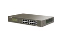 Switch 16 puertos Gigabit no gestionable 16 puertos PoE enracable IP-COM