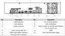 Grabador NVR 128 CH IP 8K 32Mpx@2ch E/S Alarma 16/9 Audio 1/2 400Mbps 8xHDD VCA Mapa Calor Matrículas Conteo 2U