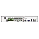 Grabador NVR IP 8CH 12MP 8PoE Audio 1HDD Alarma 8/4 Funciones inteligentes TVT
