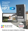 Videoportero doméstico inteligente Wifi 2 hilos  Cámara exterior 2 en 1. Resolución 2K. Visión nocturna