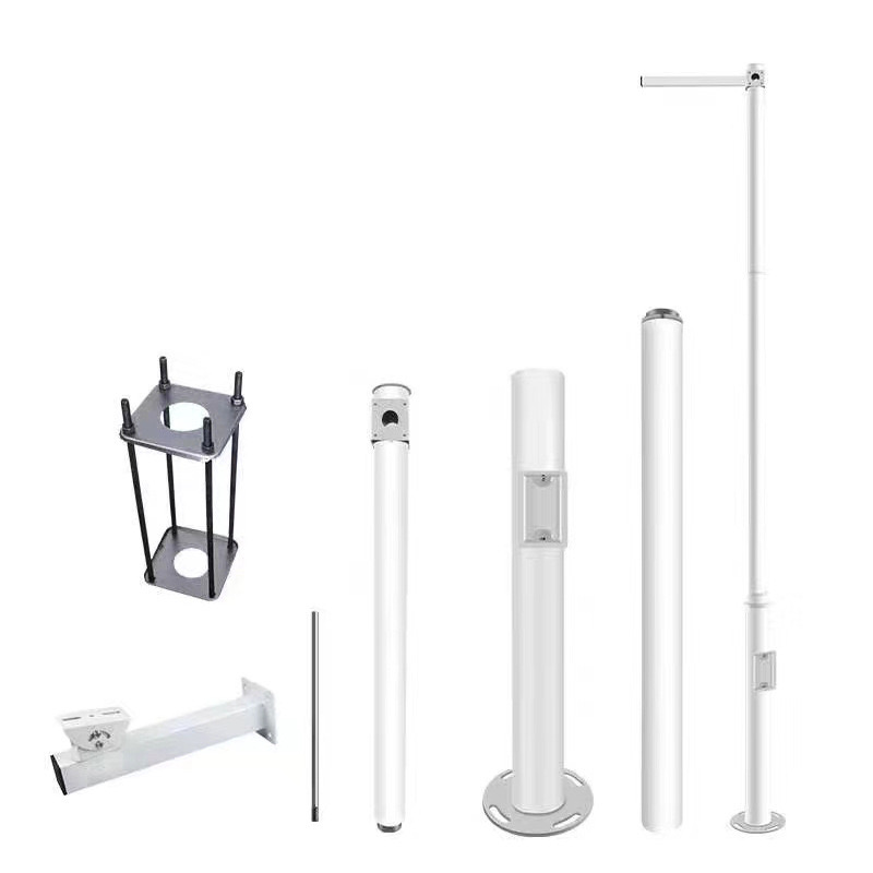 Mástil Desmontable para CCTV de 3.5 metros Color Blanco