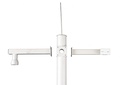 Mástil Desmontable para CCTV de 3.5 metros Color Blanco
