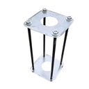 Mástil Desmontable para CCTV de 3.5 metros Color Blanco