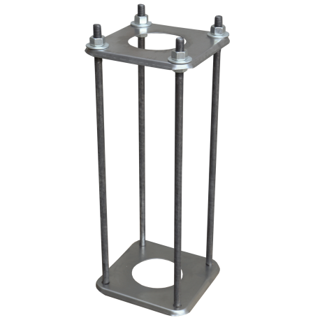 Mástil Desmontable para CCTV de 4.5 metros Color Blanco