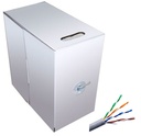Bobina en caja de 305m cable de UTP CAT5e rígido