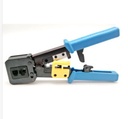 Crimpadora de conector Pasante RJ45. Empuñadura ergonómica antideslizante