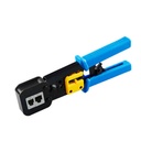 Crimpadora de conector Pasante RJ45. Empuñadura ergonómica antideslizante