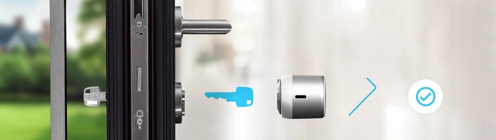 Cerradura inteligente Tedee GO2 con acceso Bluetooth para APP