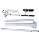 Mástil Desmontable para CCTV de 4.5 metros Color Blanco