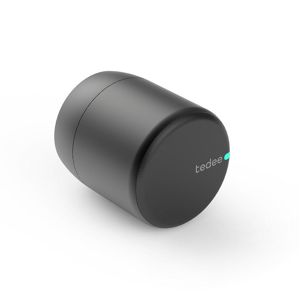 Cerradura inteligente Tedee PRO para acceso sin llave Plata + Cilindro Bombillo Gerda de Doble Embrague