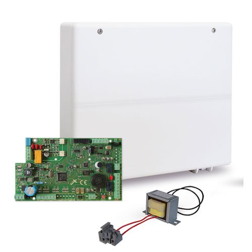 Alarm AMC X412. 4Zones Expandable to 12 + Box + Panel Control + Power Supply