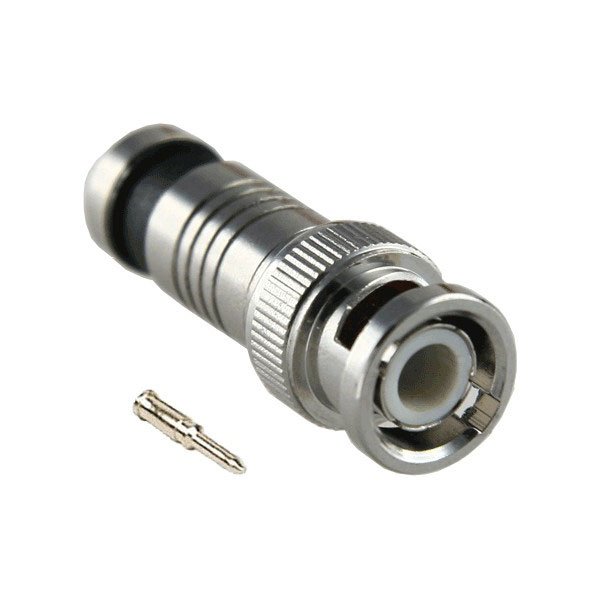Conector BNC macho de compresión cable coaxial RG59