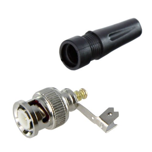 Straight BNC Male Connector (Screw) for CCTV installations