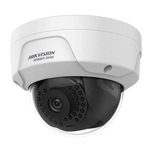 Cámara Domo IP 2Mpx Hikvision.Lente fija 2,8mm.3D DNR/DWDR.Exir IR30m. POE. IP67+IK10