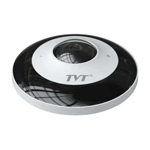 TVT Network Fisheye Camera 6Mpx IR15m I/O Alarm- Audio. Mic POE.