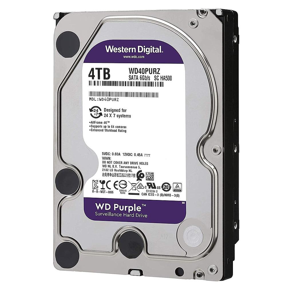 4 TB Hard Disk (4048Gb). Western Digital Purple