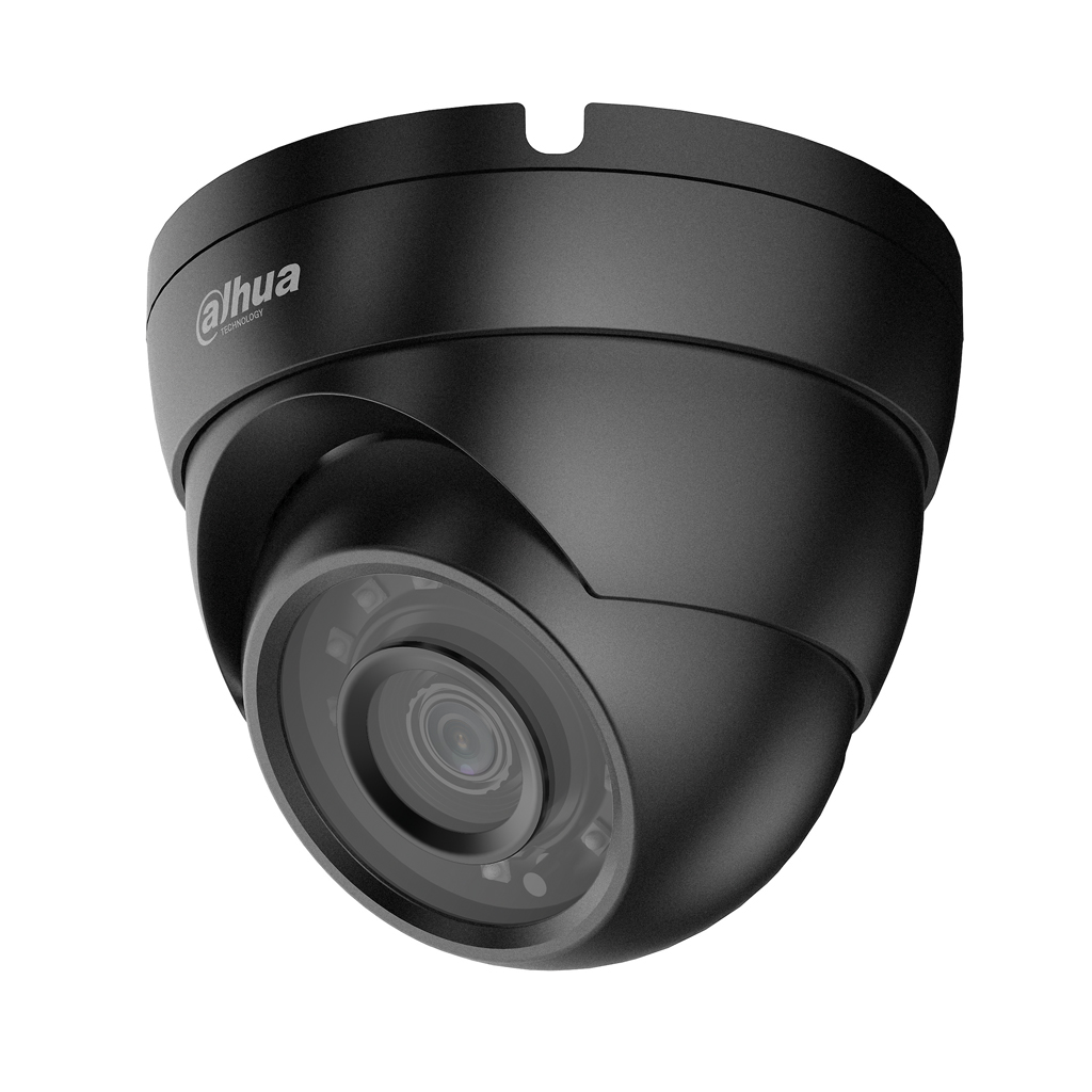 Dahua HDCVI Black Dome Camera 4 in 1 2Mpx 1080P IR30m 0Lux. 2.8mm IP67