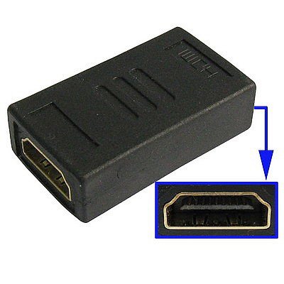 Connecteur pour jonction câbles HDMI. Femelle / Femelle