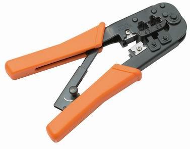 Crimper tool for network connectors RJ-45, RJ-11