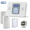 Kit Alarma CommPact / Secuplace WIFI . Central + 2 PIR Pet + 1 Contacto magnetico + 1 Mando