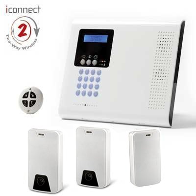 Kit Alarma Iconnect / Secusafe con Videoverificación. Central + 2 PIRCAM + 1 PIR + Mando